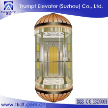 Observation Elevator With Luxury Decoration